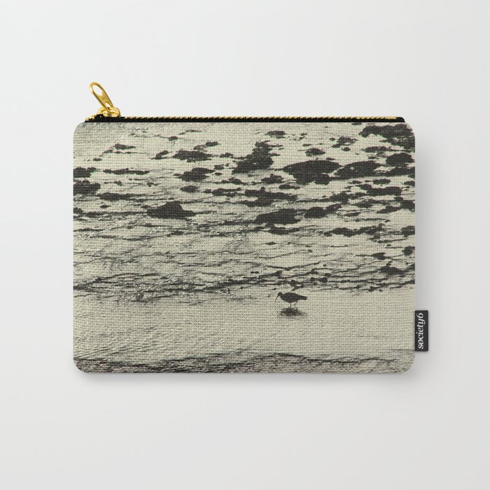 Curlew Wader Bird Rocky Seashore Carry-All Pouch