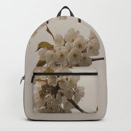 Spring White Cherry Blossoms in the Scottish Highlands  Backpack