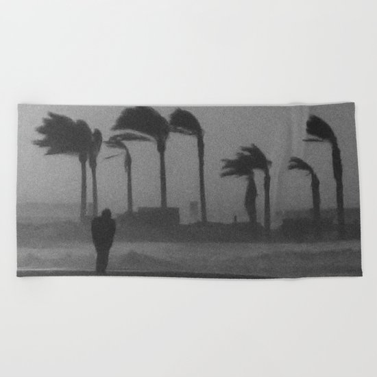 salmo (warning! a lot of noise, grain and sand) Beach Towel