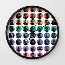 Oh, the Horror! Wall Clock | Movies & TV, Scary, Illustration, Graphicdesign, Sci-Fi 