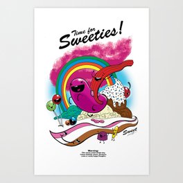 Time for Sweeties! Art Print