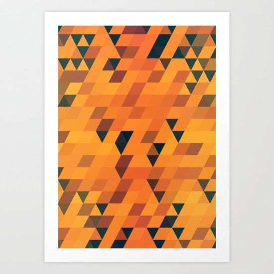 Gold Pattern Art Print