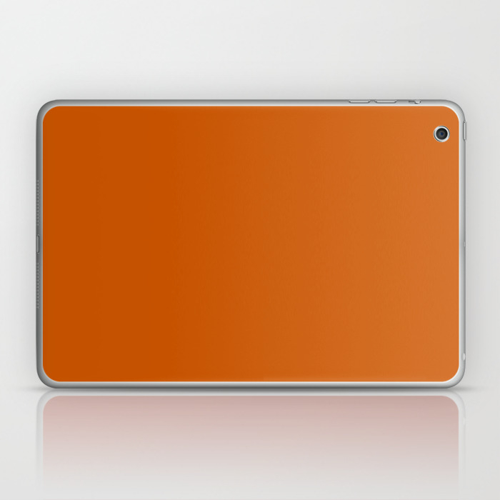 Burnt Orange Solid Color Laptop Ipad Skin By Makeitcolorful Society6