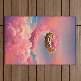 Flying Donut Outdoor Rug