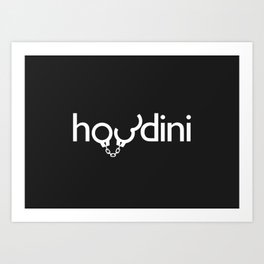 Harry Houdini Art Print