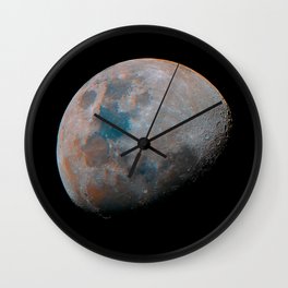 79% Mineral Moon Wall Clock