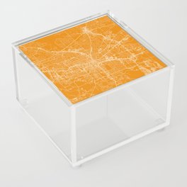 Tallahassee City Map Drawing - USA - Minimal Acrylic Box