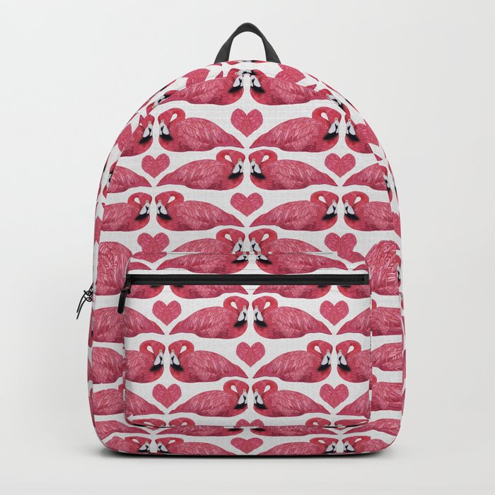 Pink Flamingos 2016 (white) Backpack
