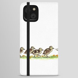 Ducks in a Row iPhone Wallet Case