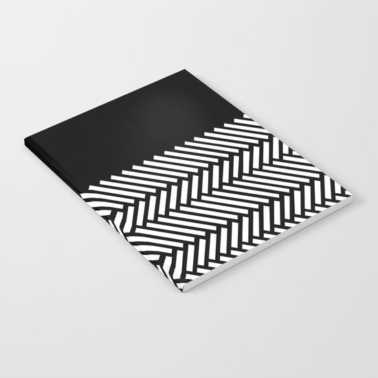 Herringbone Boarder Notebook