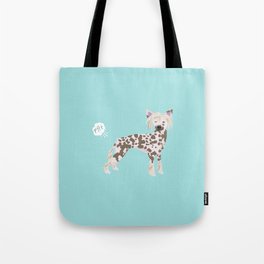 chinese crested funny farting dog breed gifts Tote Bag