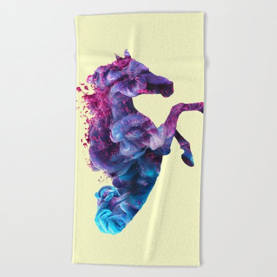 HORSE INK Beach Towel