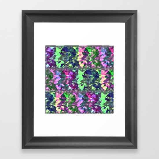 "Growing Pains." Framed Art Print