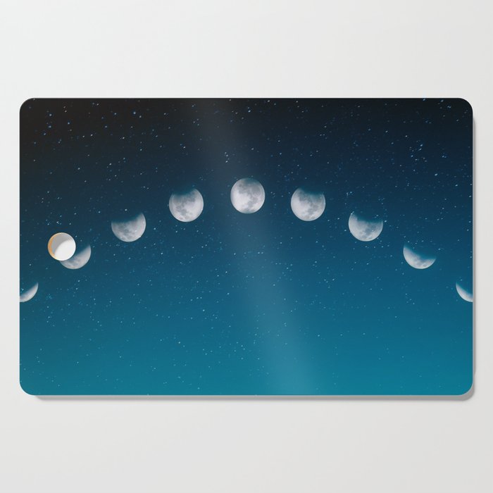 Moon Phases Cutting Board