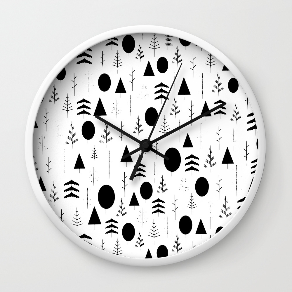Warli Painting Wall Clock By 83oranges Society6