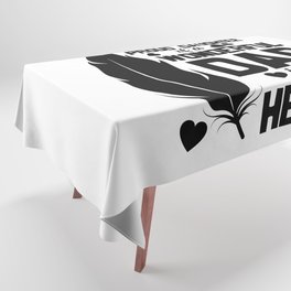 Daughter Of A Dad In Heaven Tablecloth
