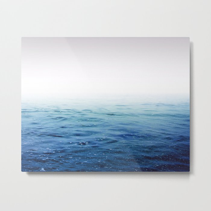 Calm Blue Ocean Metal Print