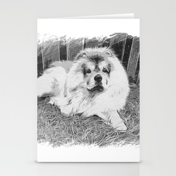 Chow chow  beautiful lion dog Stationery Cards