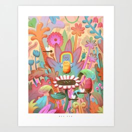 Bee Zen Art Print