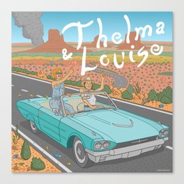 Thelma And Louise Canvas Print