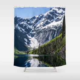 Goat Lake Mountain Lake Washington Shower Curtain