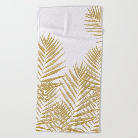 Fern Golden Beach Towel
