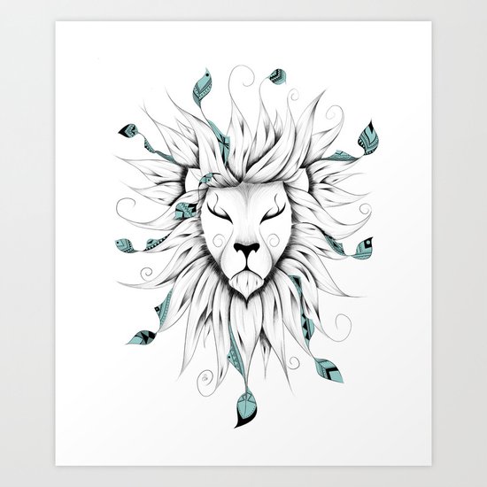 Poetic King Art Print