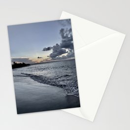 Moody Waves (dark sunset) Stationery Card