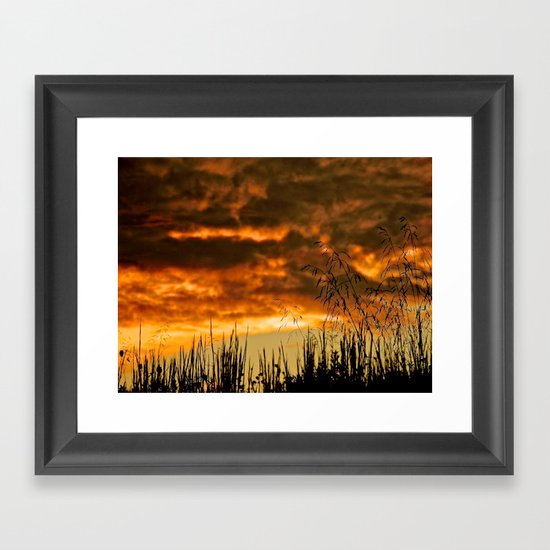 Goodbye Daylight Framed Art Print