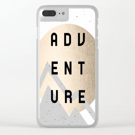 Adventure Golden Sunrise Clear iPhone Case