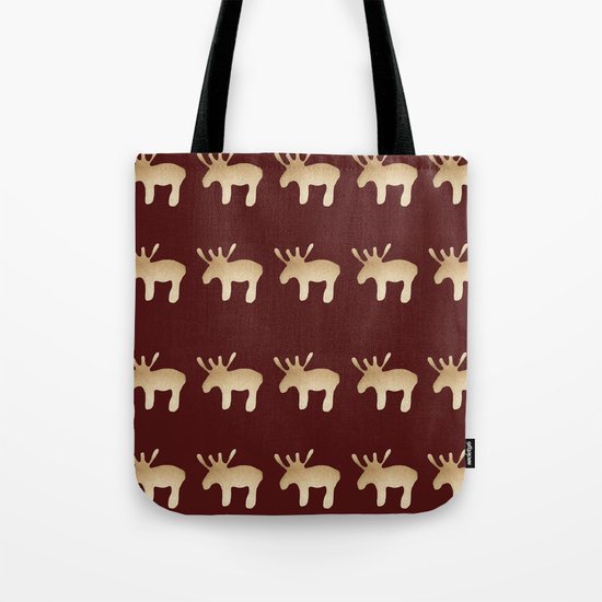Reindeer queues Tote Bag