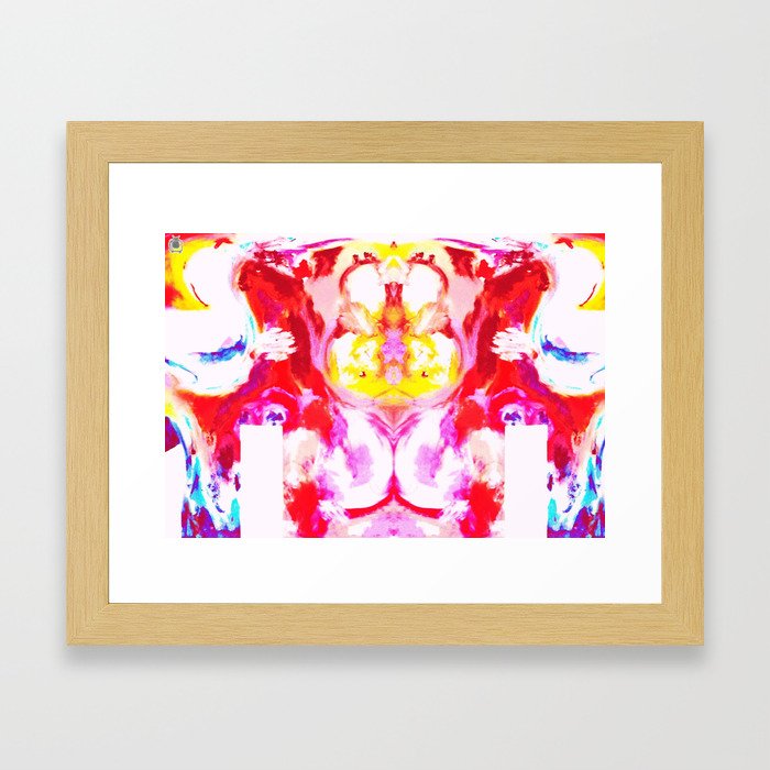 the earth as a cosmic being Framed Art Print