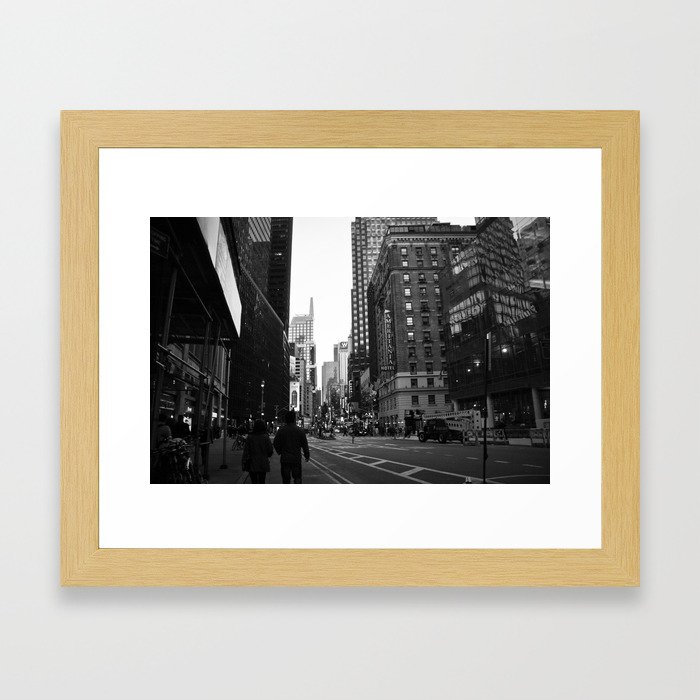 Gloomy NYC Framed Art Print