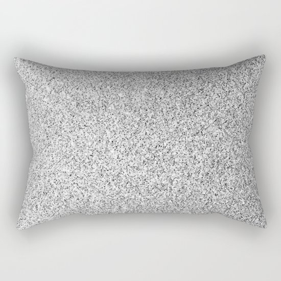 Beautiful Silver glitter sparkles Rectangular Pillow