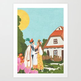 Polish folklore Art Print