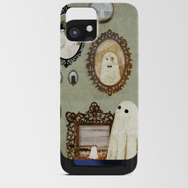 There's A Ghost in the Portrait Gallery iPhone Card Case