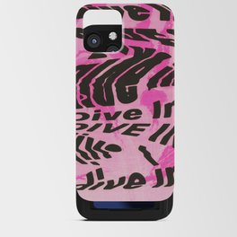 "Dive In" Pink Sea Jellies iPhone Card Case