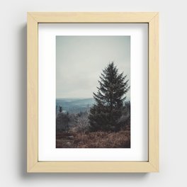 Lonely tree Recessed Framed Print