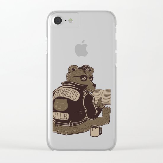 Introverts Club Clear iPhone Case