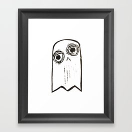Little Spooky Ghost Framed Art Print