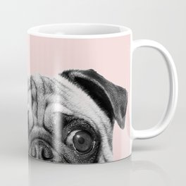 Blush pink Pug pop Coffee Mug