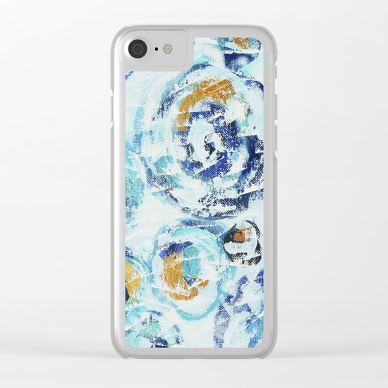 Abstract painting Clear iPhone Case