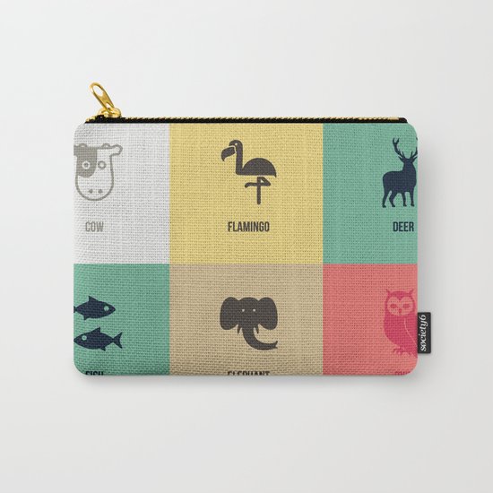 Animals colors Carry-All Pouch