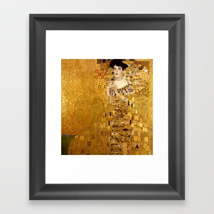 Woman in Gold Portrait by Gustav Klimt Framed Art Print