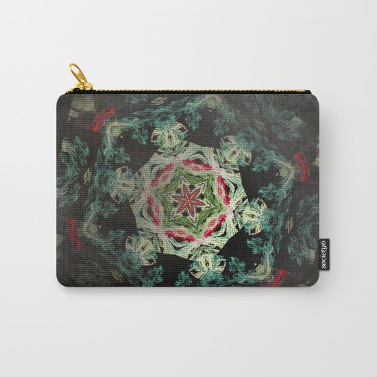 Dark forest mosaic kaleidoscope Carry-All Pouch