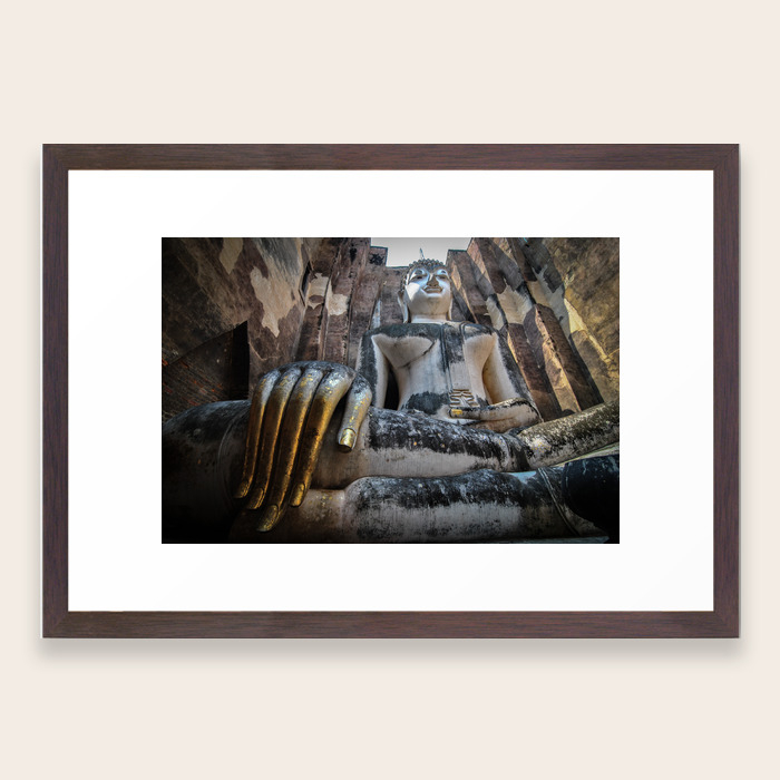 Big Buddha In Sukhothai Framed Art Print By Deegy Society6