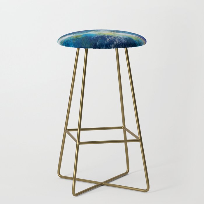 Epoxy resin shop bar stool