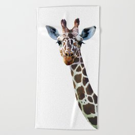 Giraffe Beach Towel