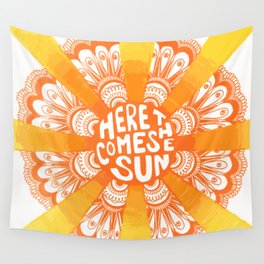 Here Comes the Sun Wall Tapestry
