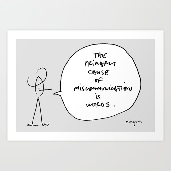 Tex's Message Art Print